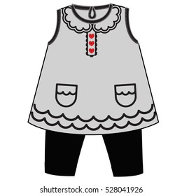 baby flat sketch template isolated 