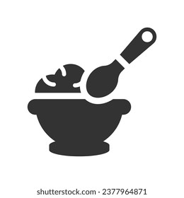 Baby food Icon, Vector Graphics