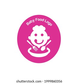 Baby food logo vector inspiration