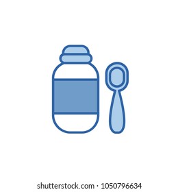baby food vector icon