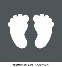 Baby foot quality vector illustration cut svg