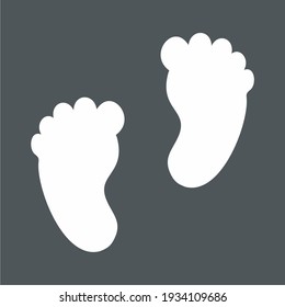 Baby foot quality vector illustration cut svg
