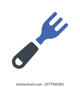 Baby fork Icon, Vector Graphics