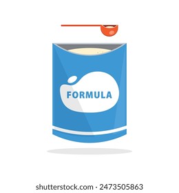 Baby Formula Icon Vektorgrafik Design.