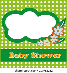 baby frame with button
