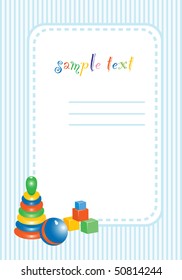 Baby frame design. Vector-Illustration