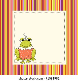 Baby frame or greeting card