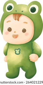 Baby Frog Clipart for Baby Shower