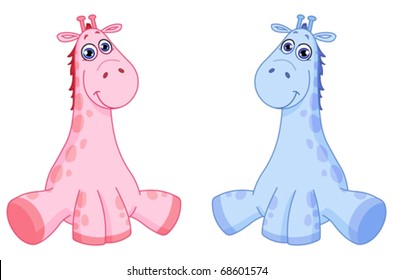 Baby giraffes