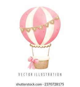 baby girl bear vector illustration