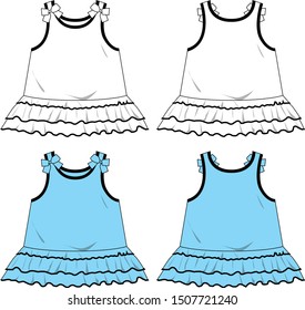 baby or girl blouse template design,summer tshirt ,trend fashion silhouette