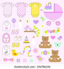 Baby Girl Clip Art