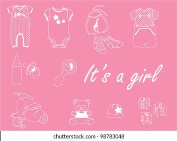 Baby girl elements