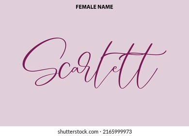 scarlett name