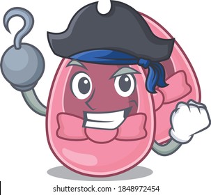 Baby girl shoes cartoon design in a Pirate character with one hook hand