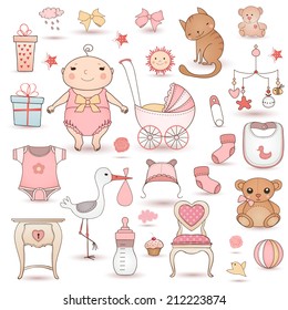 1,879 Baby shower table Stock Illustrations, Images & Vectors ...