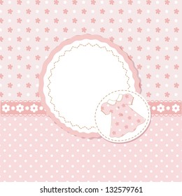 Baby girl shower with dress
