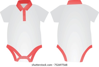 baby girl suit. vector illustration