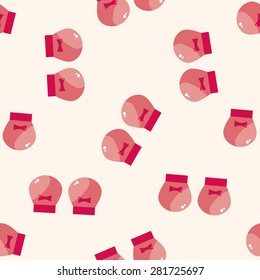 Baby gloves , cartoon seamless pattern background