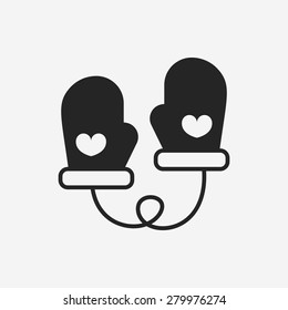 baby gloves icon