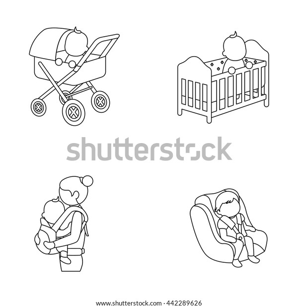 Baby goods vector\
icons