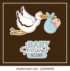 baby graphic design , vector illustration