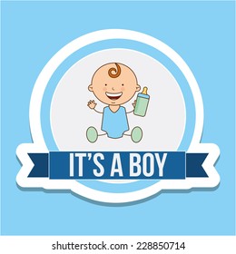 baby graphic design , vector illustration