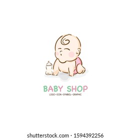 baby graphic icon symbol logo