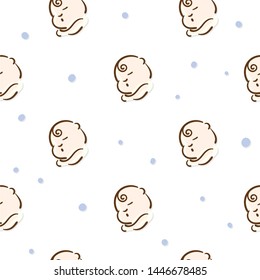 baby graphic pattern wallpaper object