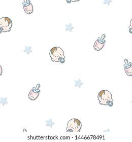 baby graphic pattern wallpaper object