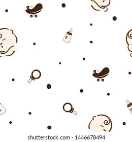 baby graphic pattern wallpaper object