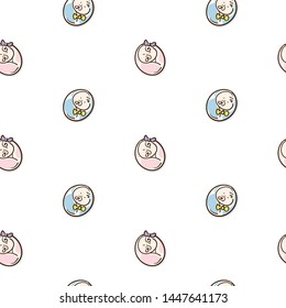 baby graphic pattern wallpaper object