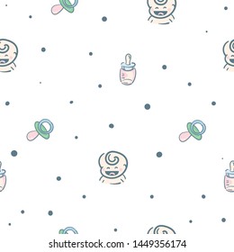 baby graphic pattern wallpaper object