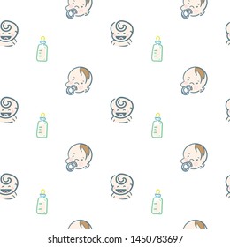 baby graphic pattern wallpaper object
