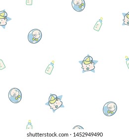 baby graphic pattern wallpaper object