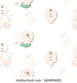 baby graphic pattern wallpaper object