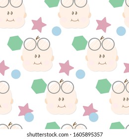 baby graphic pattern wallpaper object