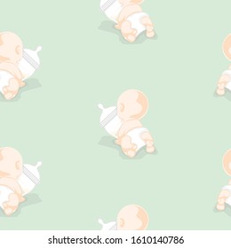 baby graphic pattern wallpaper object