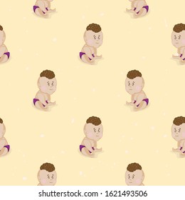 baby graphic pattern wallpaper object