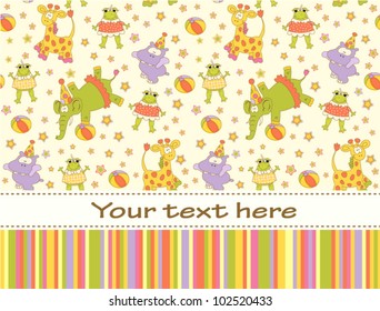 Baby greeting card