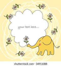 baby greeting card