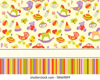 Baby greeting card