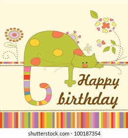 23,309 Happy birthday card cat Images, Stock Photos & Vectors ...