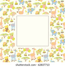 Baby greeting card or frame