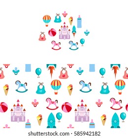 Baby greeting card or invitation