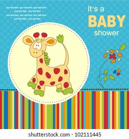 baby greeting card with place for text