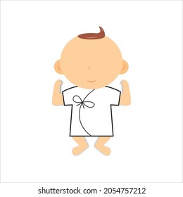 baby growth icon vector design template and illustration with editable stroke