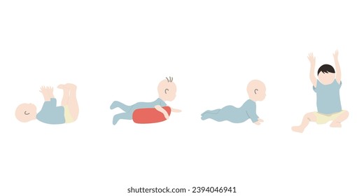 Baby Growth Milestone Development in a Year