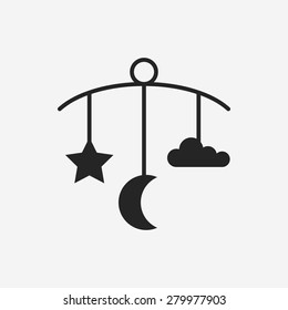 baby hanging icon