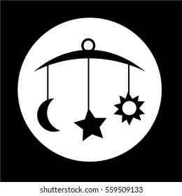 baby hanging icon